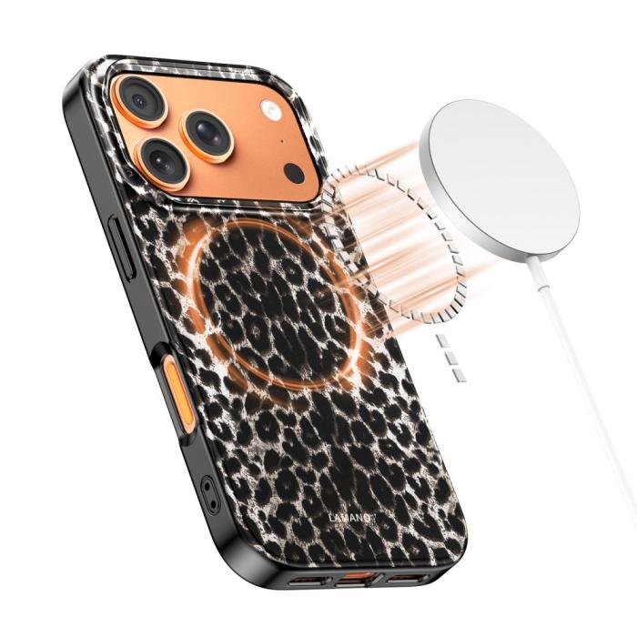 Bild 6, Tech-Protect Tech-Protect iPhone 17 Pro Max Skal MagSafe Lamano Leopard - Teknikhallen.se