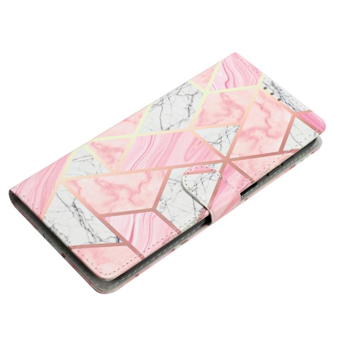 Bild 5,  iPhone 16 Pro Max Fodral Med Marmor Tryck Rosa - Teknikhallen.se