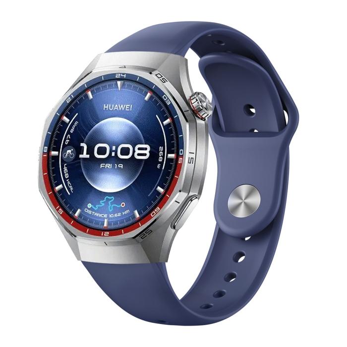 Bild 2,  Huawei Watch GT 6 Pro 46 mm Armband Silikon Blå - Teknikhallen.se