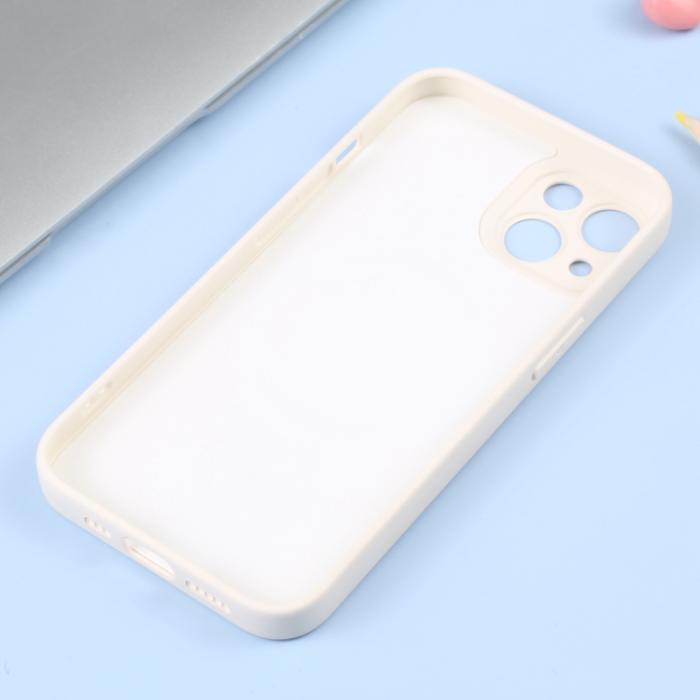 Bild 3,  iPhone 14 Plus Skal MagSafe Liquid Silikon Vit - Teknikhallen.se