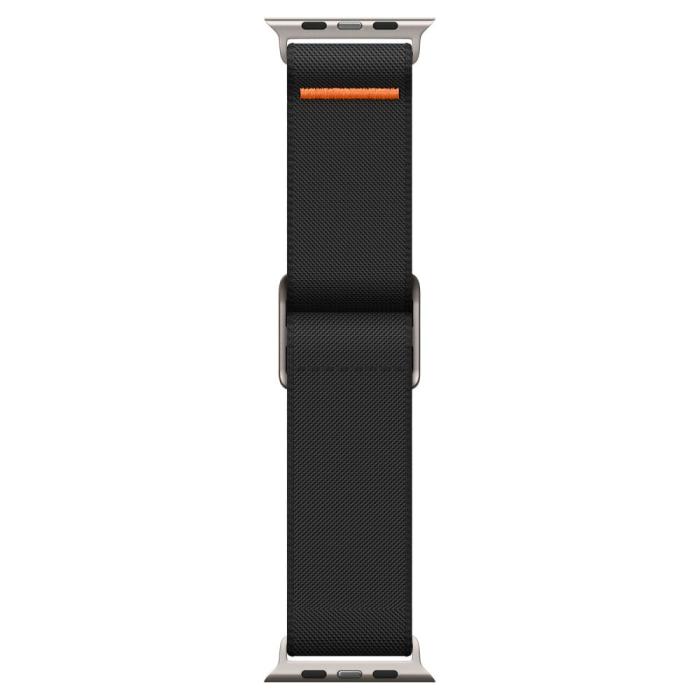 Bild 6, Spigen Spigen Apple Watch 42/44/45/46/49 mm Armband Fit Lite Ultra Svart - Teknikhallen.se
