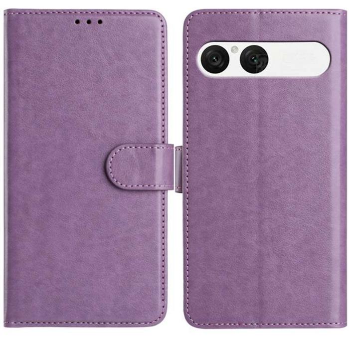 Bild 3,  Sony Xperia 10 VII Fodral Multifunktionellt Läder Lila - Teknikhallen.se