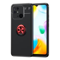  Xiaomi Redmi 10C Skal Ring Svart/R&ouml;d - Teknikhallen.se