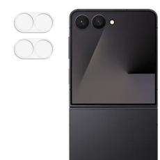  Samsung Galaxy Z Flip 8 2-PACK Linsskydd H&auml;rdat Glas - Teknikhallen.se