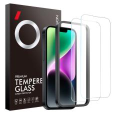 NORTHJO NORTHJO iPhone 14 Sk&auml;rmskydd 2-PACK H&auml;rdat Glas - Teknikhallen.se