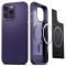 Spigen Spigen iPhone 14 Pro Max Skal MagSafe Mag Armor Deep Purple - Teknikhallen.se