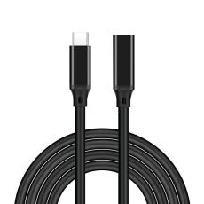  3m USB-C F&ouml;rl&auml;ngningskabel PD 100W 5A Kabel Svart - Teknikhallen.se