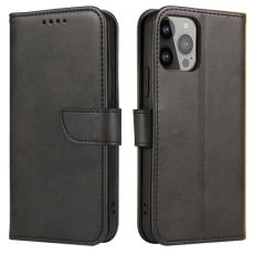  iPhone 14 Pro Fodral Klassiskt L&auml;der Svart - Teknikhallen.se