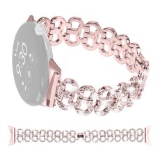  Google Pixel Watch/Pixel Watch 2 Metal Bling Armband Ros&eacute;guld - Teknikhallen.se