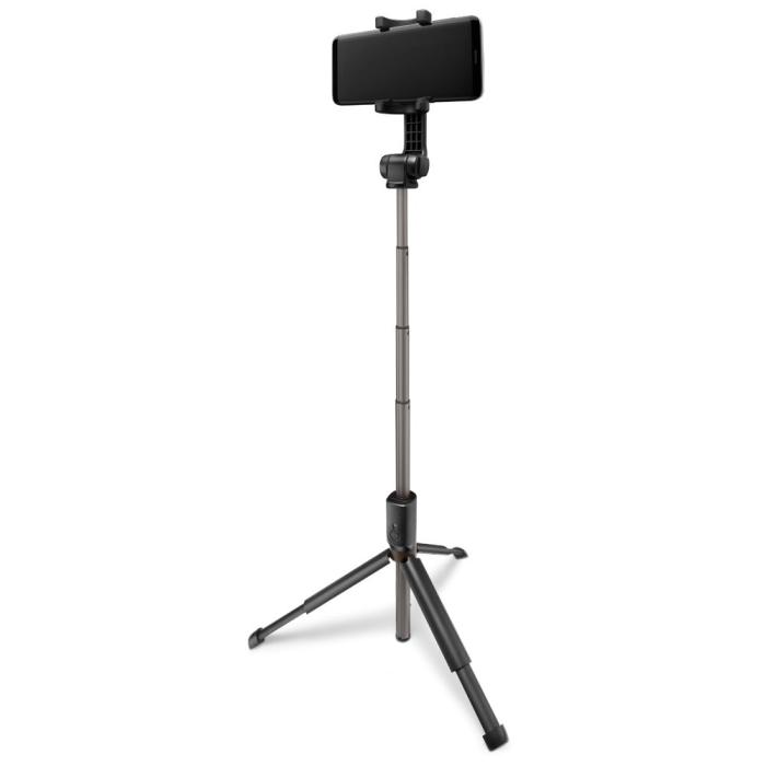 Bild 2, Spigen Spigen 77 cm Bluetooth Selfiestick Tripod Svart - Teknikhallen.se