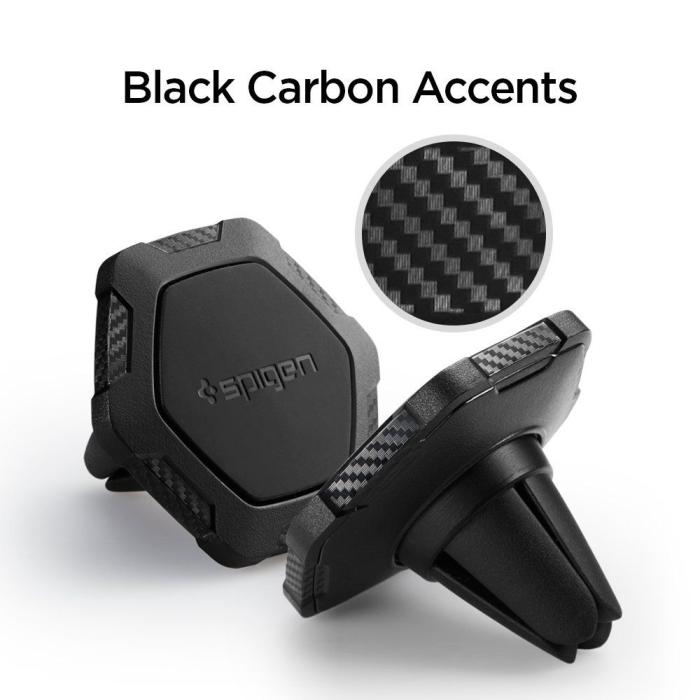 Bild 6, Spigen Spigen Ventilation Magnetisk Mobilhållare Svart - Teknikhallen.se