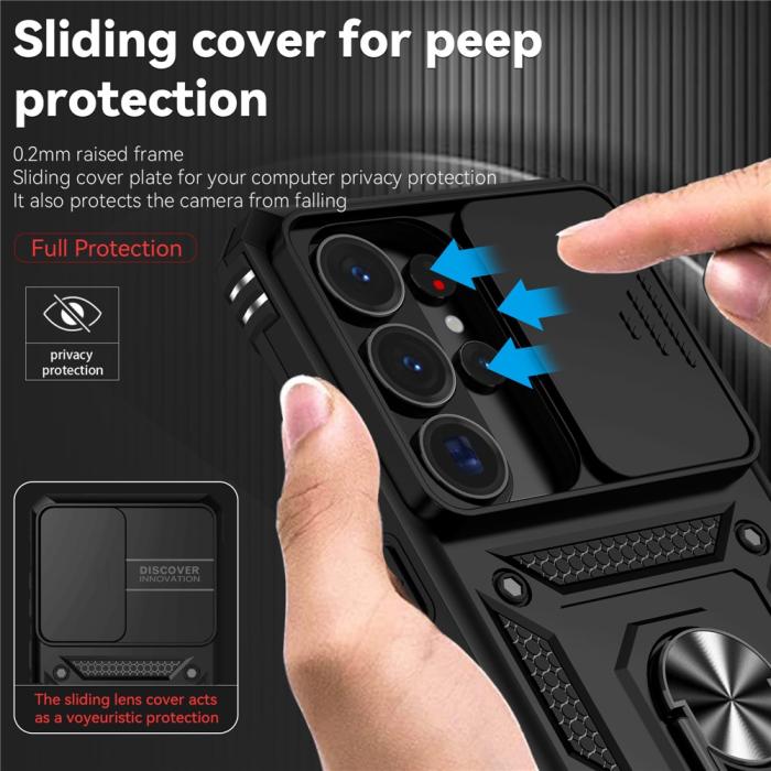 Bild 6,  Samsung Galaxy S26 Ultra Skal CamShield Ring Hybrid Svart - Teknikhallen.se