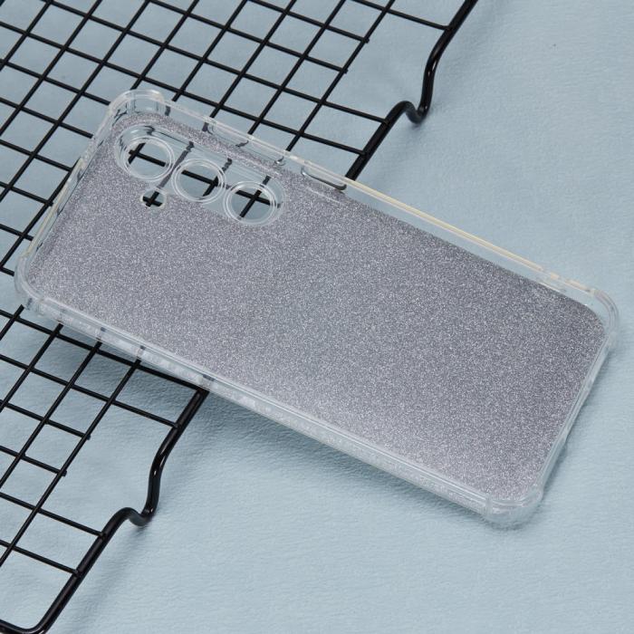 Bild 3,  Samsung Galaxy S24 FE Skal Glitter Silver - Teknikhallen.se