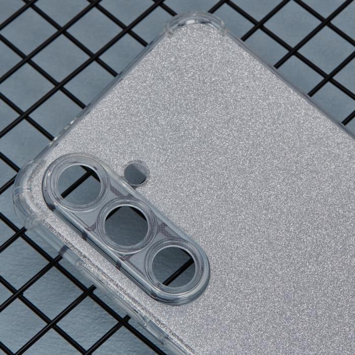 Bild 5,  Samsung Galaxy S24 FE Skal Glitter Silver - Teknikhallen.se