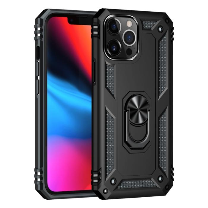 Bild 2,  iPhone 14 Pro Max Skal Shockproof Hybrid Ring Svart - Teknikhallen.se