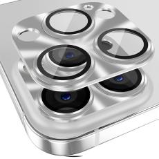 ENKAY ENKAY iPhone 15 Pro / 15 Pro Max Linsskydd Aluminium H&auml;rdat Glas - Teknikhallen.se