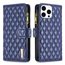 BINFEN BINFEN iPhone 15 Pro Fodral Diamond Multifunktionell Bl&aring; - Teknikhallen.se