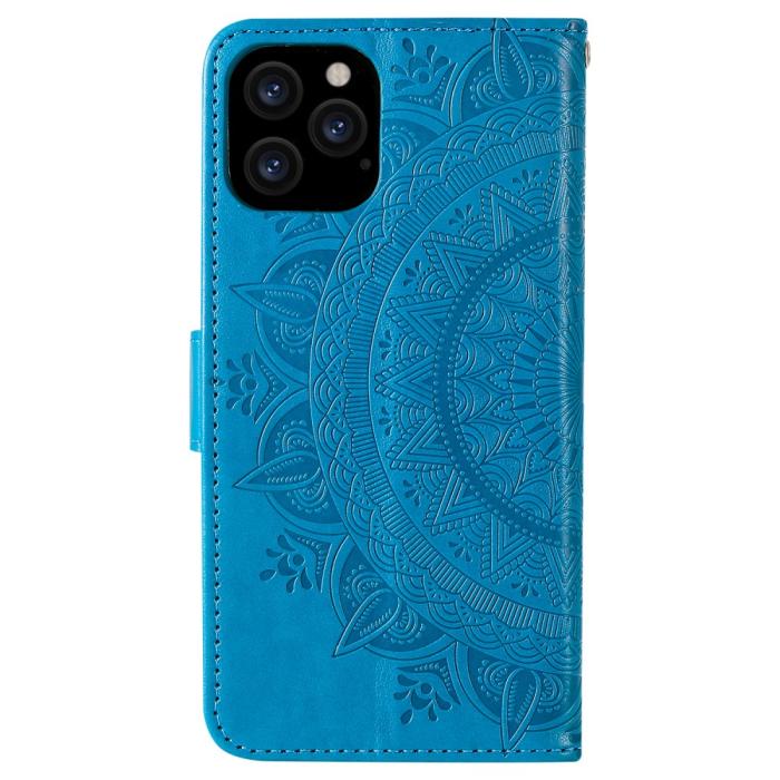 Bild 3,  iPhone 12 / 12 Pro - Mandala Fodral - Blå - Teknikhallen.se