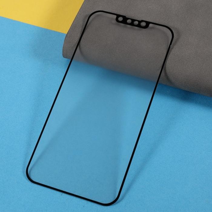 Bild 4,  iPhone 14 / 13 / 13 Pro - Heltäckande Skärmskydd I Härdat Glas - Teknikhallen.se