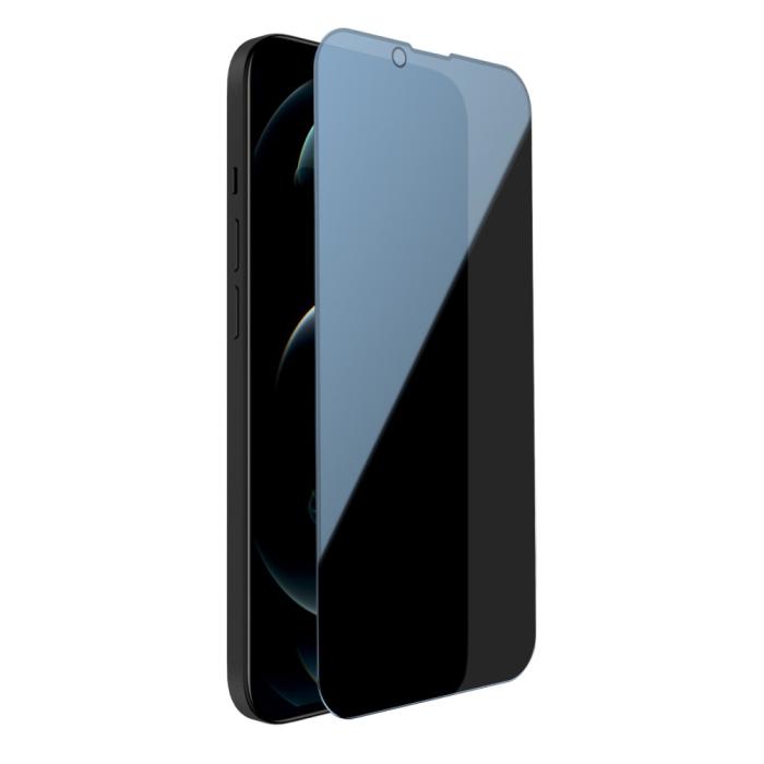Bild 6, NILLKIN iPhone 14 / 13 / 13 Pro - NILLKIN Privacy Heltäckande Skärmskydd Härdat Glas - Teknikhallen.se