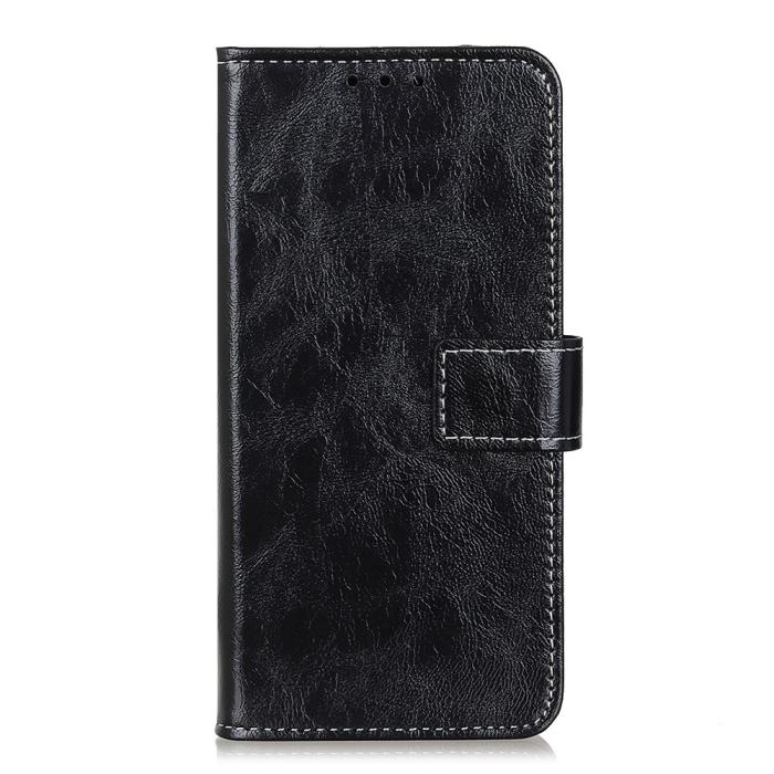 Bild 2,  Xiaomi Redmi Note 11 4G Fodral Crazy Horse Svart - Teknikhallen.se