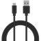 Smartline Smartline 2m Micro USB Laddningskabel Svart - Teknikhallen.se