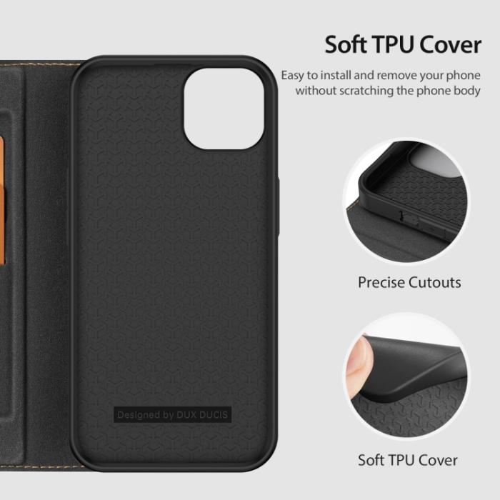 Bild 5, DUX DUCIS DUX DUCIS iPhone 14 Plus Fodral Skin X2 Premium Svart - Teknikhallen.se