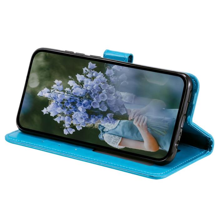 Bild 3,  Samsung Galaxy A35 5G Fodral Mandala Läder Blå - Teknikhallen.se