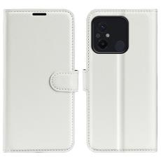  Xiaomi Redmi 12C 4G Fodral Litchi L&auml;der Vit - Teknikhallen.se