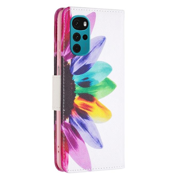 Bild 3,  Motorola Moto G22 Fodral Tryck Sun Flower - Teknikhallen.se