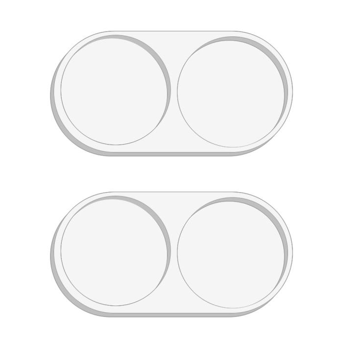 Bild 2,  Samsung Galaxy Z Flip 8 2-PACK Linsskydd Härdat Glas - Teknikhallen.se