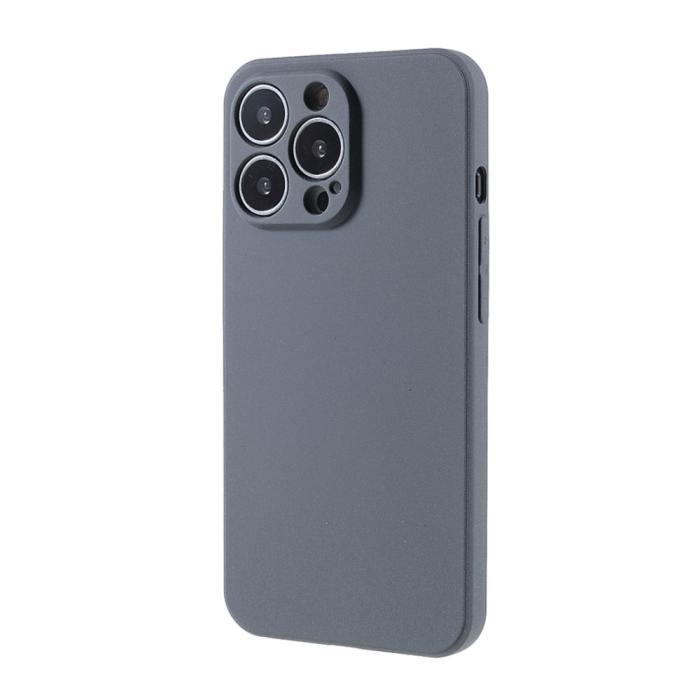 Bild 3,  iPhone 13 Pro Skal Matt TPU Grå - Teknikhallen.se