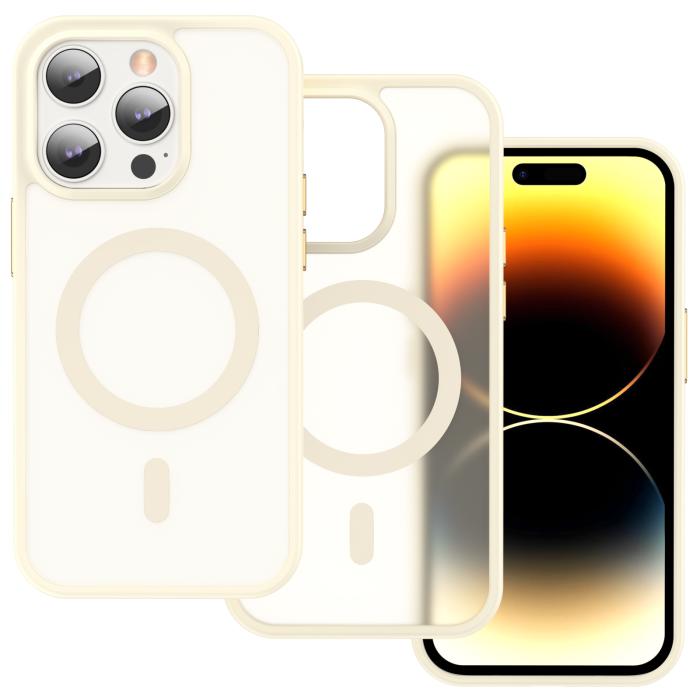 Bild 2, ColorPop ColorPop iPhone 14 Pro Max Skal CH MagSafe Matt Off White - Teknikhallen.se