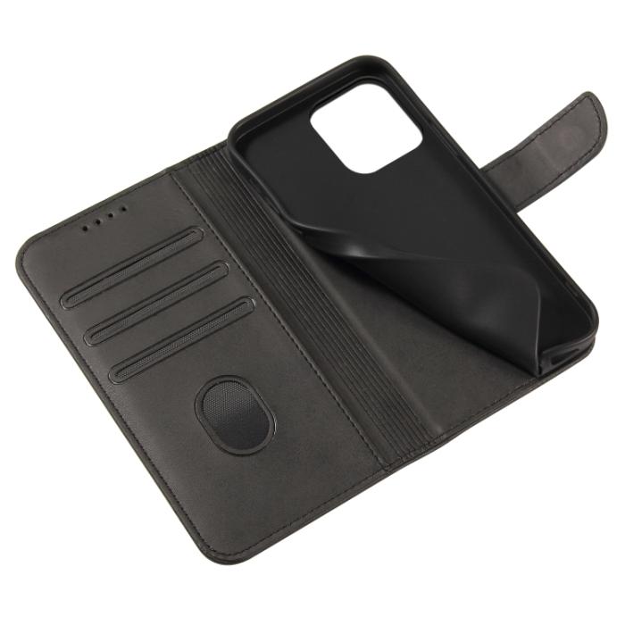Bild 5,  iPhone 14 Pro Fodral Klassiskt Läder Svart - Teknikhallen.se