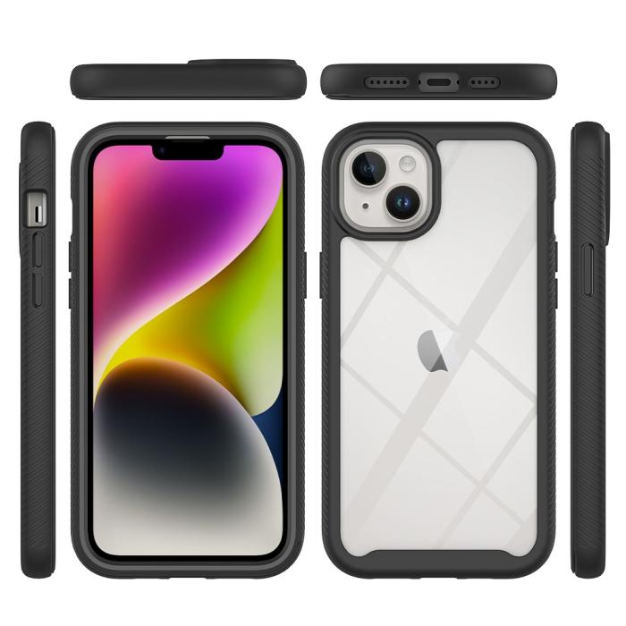 Bild 3,  iPhone 15 Plus Skal Shockproof Med Frontram Ljus Blå - Teknikhallen.se