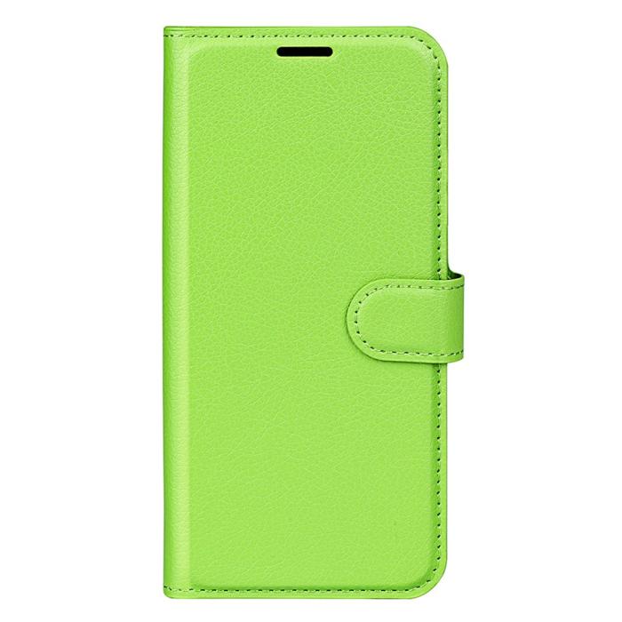 Bild 5,  Motorola Moto G04 4G/G24 4G Fodral Litchi Läder Grön - Teknikhallen.se