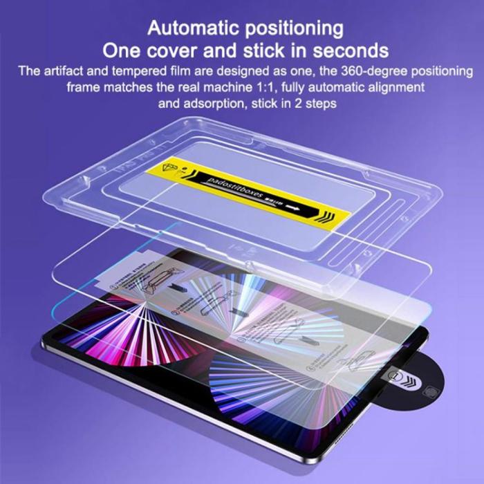Bild 4,  Galaxy Tab S11/S10 Lite/S10 FE/S9 FE/S9/S8/S7 Skärmskydd Härdat Glas - Teknikhallen.se