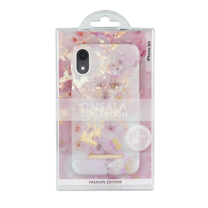Bild 2, Onsala ONSALA iPhone XR Mobilskal Soft RoseGold Marble - Teknikhallen.se