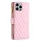  iPhone 15 Pro Max Fodral Diamond Multifunktionell Rosa - Teknikhallen.se