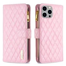 BINFEN BINFEN iPhone 15 Pro Max Fodral Diamond Multifunktionell Rosa - Teknikhallen.se