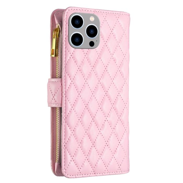 Bild 3, BINFEN BINFEN iPhone 15 Pro Max Fodral Diamond Multifunktionell Rosa - Teknikhallen.se
