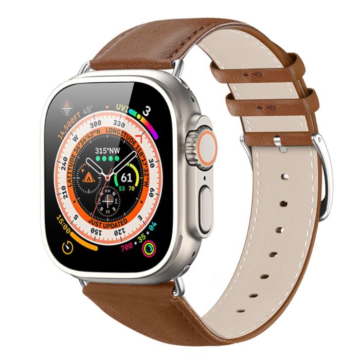 Bild 2, DUX DUCIS DUX DUCIS Apple Watch 38/40/41/42 mm mm Armband Äkta Läder - Teknikhallen.se