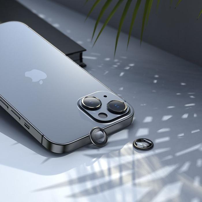Bild 2, HOFI HOFI iPhone 13 / 13 Mini Linsskydd Härdat Glas Pro+ - Teknikhallen.se