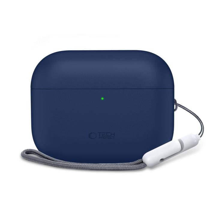 Bild 3, Tech-Protect Tech-Protect AirPods Pro 3 Skal Silicone Navy Blue - Teknikhallen.se