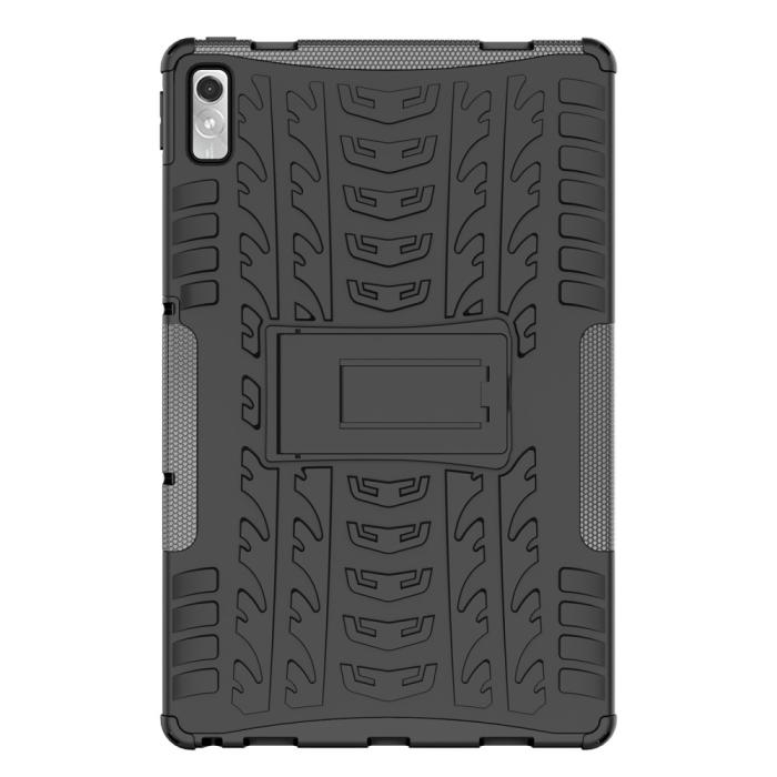 Bild 2,  Lenovo Tab P11 Gen 2 Skal Rugged Kickstand Armor Svart - Teknikhallen.se