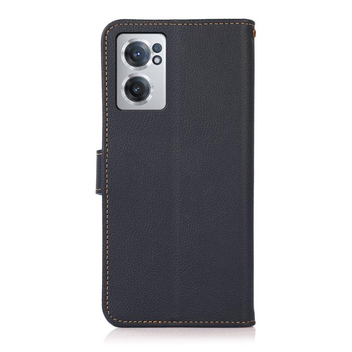 Bild 3, KHAZNEH KHAZNEH OnePlus Nord CE 2 5G Fodral RFID Äkta Läder Blå - Teknikhallen.se