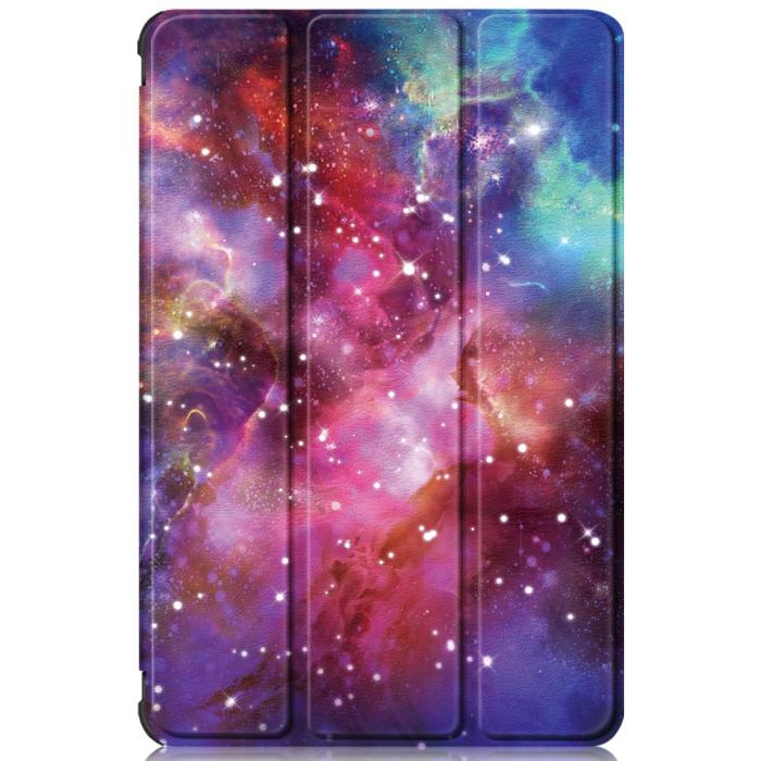 Bild 2,  Samsung Galaxy Tab A8 10.5 (2021) Fodral Tri-Fold Cosmic Space - Teknikhallen.se