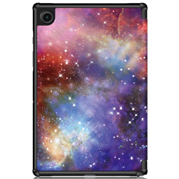 Bild 3,  Samsung Galaxy Tab A8 10.5 (2021) Fodral Tri-Fold Cosmic Space - Teknikhallen.se