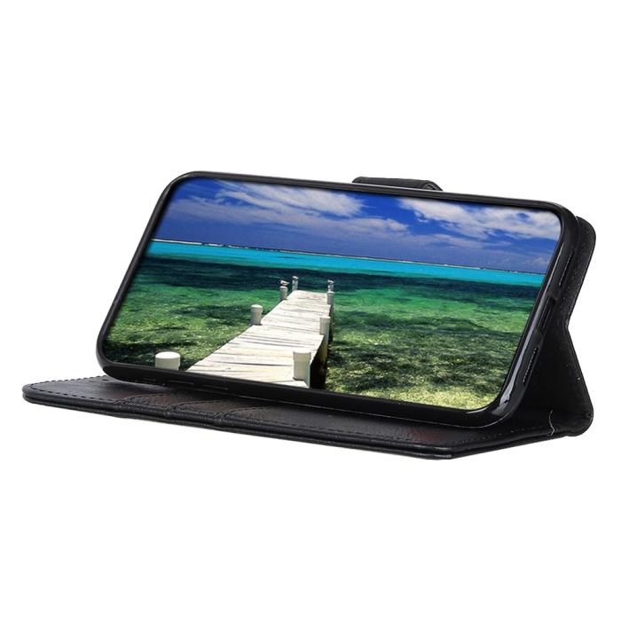 Bild 3, KHAZNEH KHAZNEH Motorola Edge 40 Neo 5G Fodral Läder Svart - Teknikhallen.se