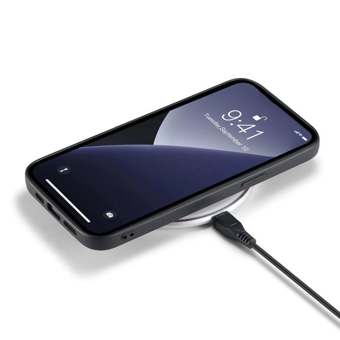 Bild 4, DG.MING DG.MING iPhone 14 Pro Max Skal Läderbelagt Röd - Teknikhallen.se